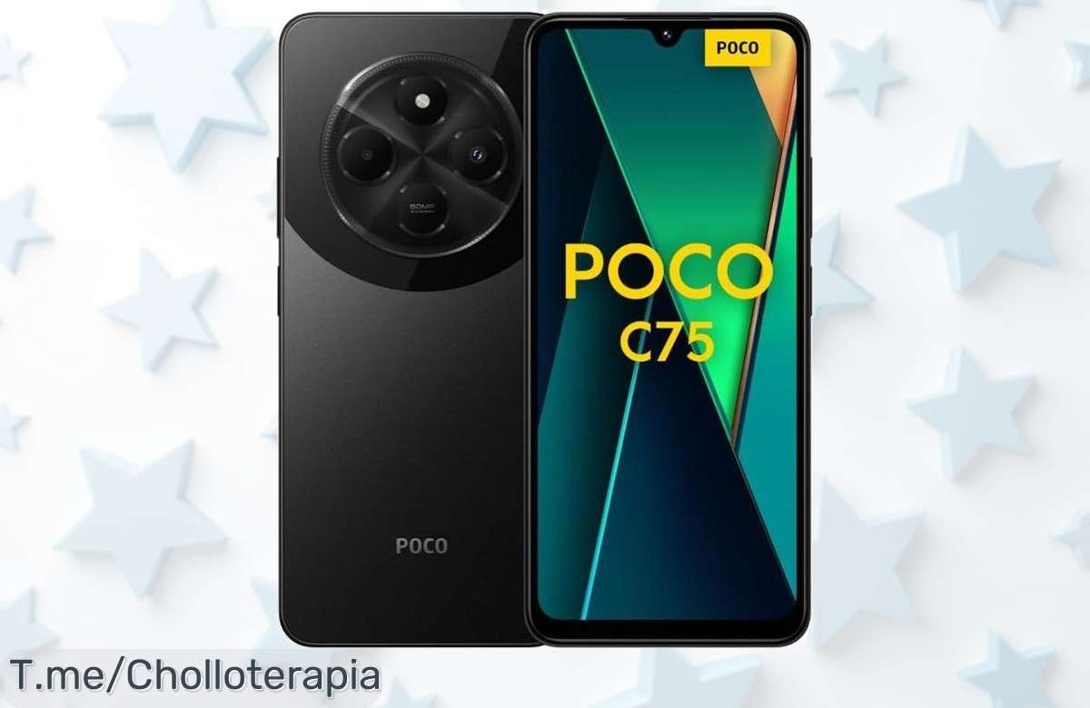 Descubre el Xiaomi POCO C75 con pantalla gigante, 8GB de memoria y cámara brutal de 50MP a un precio locazo. ¡Aprovecha este ofertón limitado antes que se acabe!