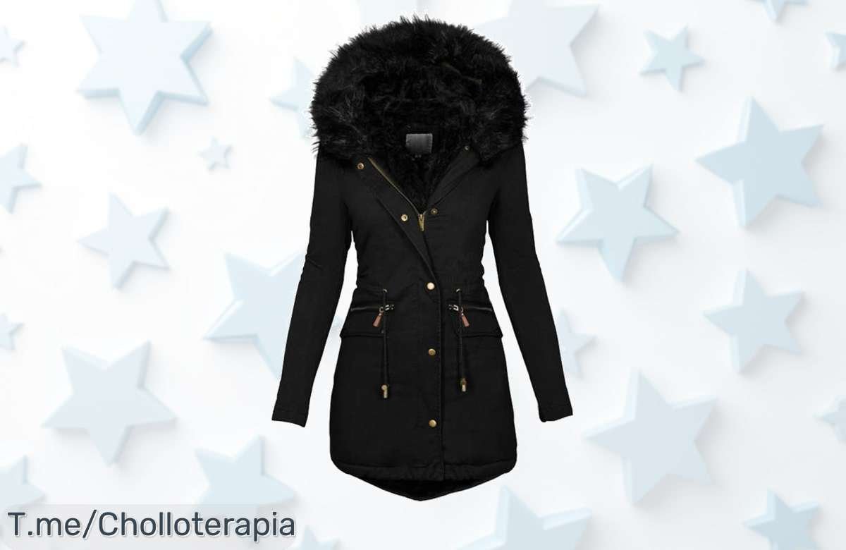 Descubre el abrigo de invierno que todas desean, con cuello de peluche y estilo único. Aprovecha este ofertón limitado y luce espectacular hoy mismo ¡Compra ya!