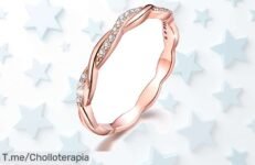 Descubre el anillo Esberry: un super chollo de plata 925 y oro de 18K que brilla como nunca, ¡aprovecha este ofertón único antes de que se agote!