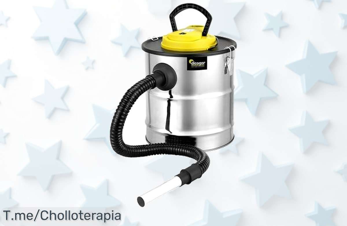 Descubre el aspirador de cenizas más potente con 1200W y 20L a un precio loco: limpieza rápida para tu hogar o barbacoas. ¡No te pierdas este super chollo, compra ya!
