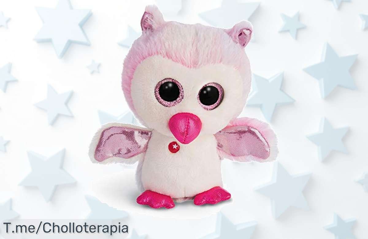 Descubre el búho Princess Holly, el peluche más suave y colorido del mercado. Regala sonrisas con este super chollo, ¡llévatelo ya antes de que se acabe!