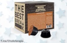 Descubre el capuchino italiano en casa con 48 cápsulas a un precio loco y disfruta cada sorbo como en una cafetería ¡Haz tu pedido ya antes de que se agote!