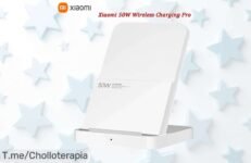 Descubre el cargador inalámbrico vertical Xiaomi de 50W: ¡carga rápida y refrigerado por aire! Oferta limitada que volará, no te quedes sin el tuyo, actúa ya