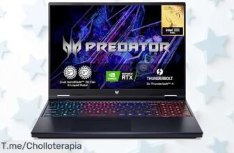 Descubre el chollazo del Acer Predator Helios Neo 16 con Intel i9 y pantalla WQXGA de 240Hz, lleva tu juego a otro nivel antes de que se agoten ¡Compra ya!