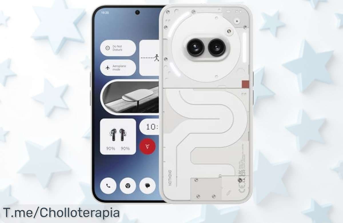 Descubre el chollazo del Nothing Phone (2a): rendimiento brutal y fotos de 50 MP que capturan cada momento. ¡No te pierdas este ofertón, compra ya antes de que se acabe!