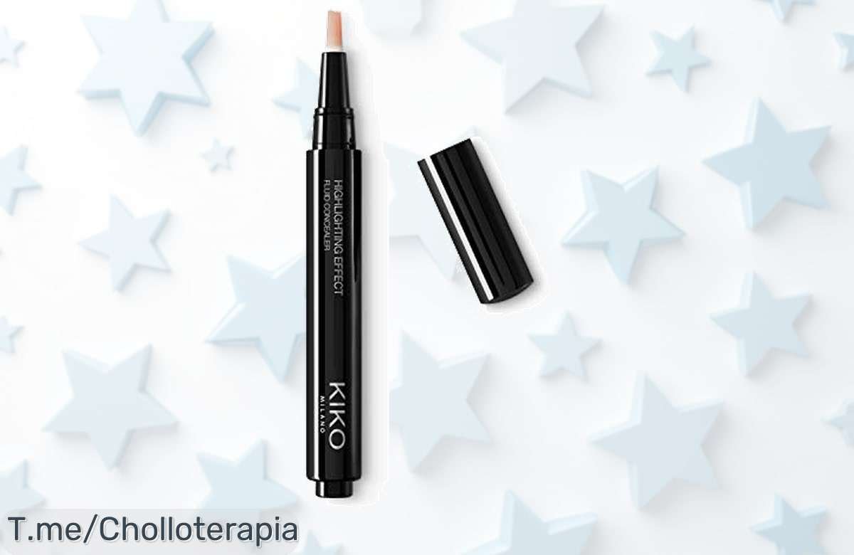 Descubre el corrector iluminador KIKO Milano: textura fluida que borra imperfecciones y te deja radiante. ¡Aprovecha este super chollo antes de que se acabe!
