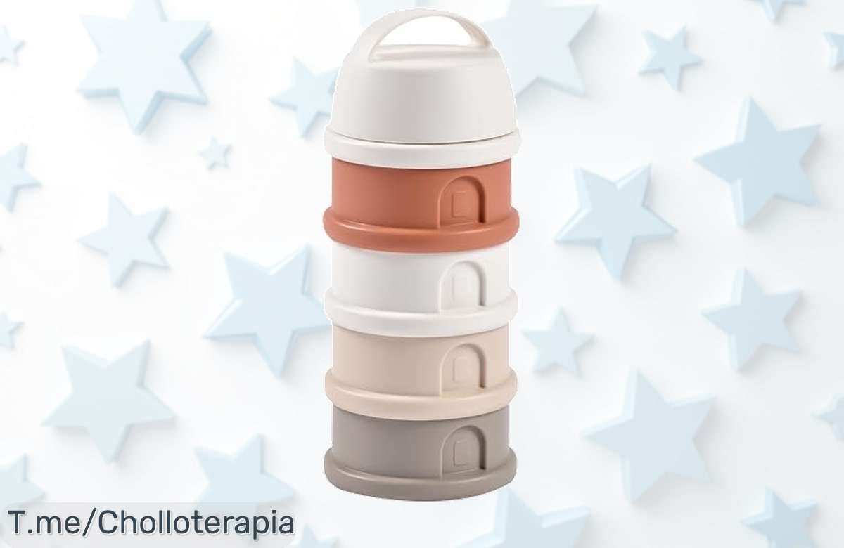 Descubre el dispensador BÉABA: 100% hermético, fácil de usar y perfecto para llevar. No te pierdas este super chollo apilable y compra ya antes de que se agoten.