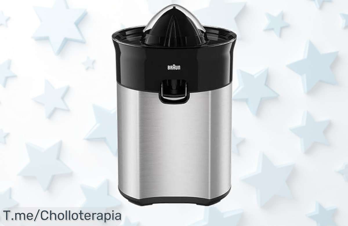 Descubre el exprimidor eléctrico Braun CJ 5050 BK a precio loco, exprime sin ensuciar y disfruta zumos frescos. ¡No te quedes sin él, compra ya antes que se agote!
