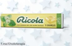 Descubre el frescor único de Ricola con limón y melisa: ¡sabor increíble y sonrisa garantizada! Aprovecha este ofertón antes de que se agoten, actúa ya