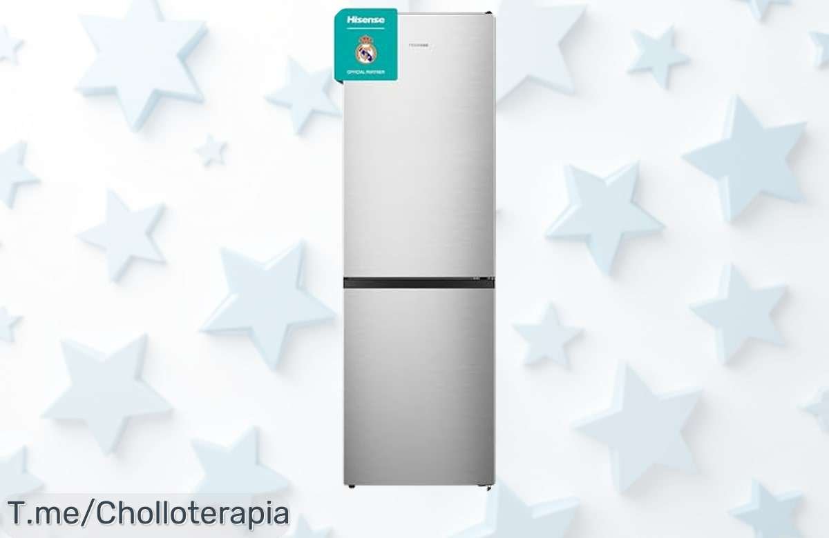 Descubre el frigorífico Hisense No Frost: ¡Adiós al hielo con este super chollo de 304 L! Enfriamiento uniforme y silencioso, no lo dejes escapar, compra ya antes que se agote.