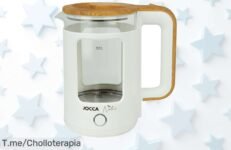 Descubre el hervidor JOCCA: elegante y rápido, hierve agua en un santiamén No te pierdas este ofertón que hará brillar tu cocina, ¡compra ahora antes de que se agote!