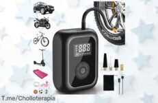 Descubre el inflador mágico que infla tu coche en solo 8 minutos, ilumina la noche y carga tus gadgets: ¡precio loco! Aprovecha esta oferta única antes de que se agote