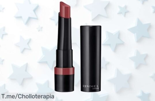 Descubre el labial Rimmel London que transforma tus labios en un instante: acabado mate fabuloso y larga duración, ¡hazte con este ofertón antes de que se agote!