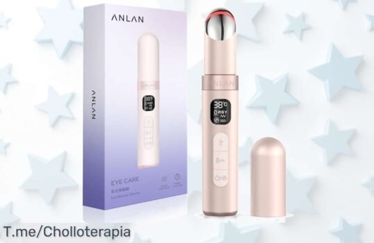 Descubre el masajeador de ojos Anlan, un ofertón que ilumina tu mirada y elimina ojeras ¡No te lo pierdas! Solo por tiempo limitado a precio loco, actúa ya
