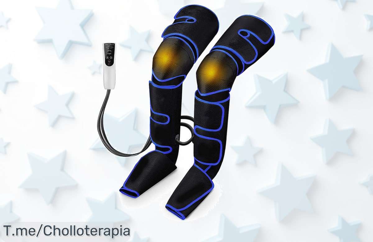 Descubre el masajeador de piernas que activa tu energía y elimina el estrés con 360° de relajación a un precio loco. ¡Aprovecha este ofertón antes que se acabe!