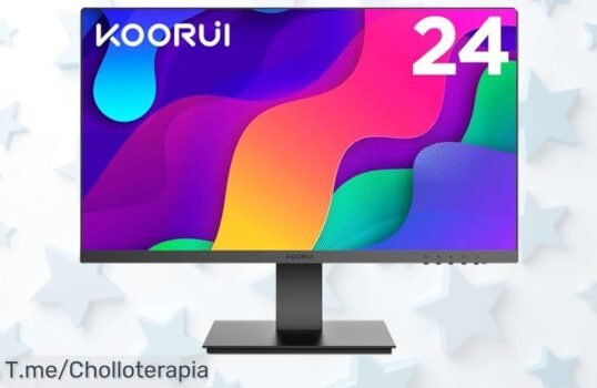 Descubre el monitor KOORUI de 24” Full HD: imágenes vibrantes y cuidado para tus ojos, ¡aprovecha este super chollo antes que se agote!