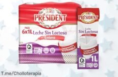 Descubre el ofertón de Leche Président Sin Lactosa: ¡6 litros a un precio loco que no podrás creer! Ahorra hoy, esta oportunidad se va rápido ¡Compra ya y no te quedes sin tu chollo!