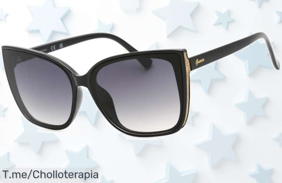 Descubre el ofertón de las Gafas de Sol Guess Mujer GF0412-01B y deslumbra este verano con un estilo único. ¡No te lo pierdas, stock limitado!