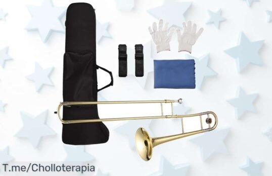 Descubre el ofertón del Trombón Tenor Bb para principiantes, con materiales de lujo y extras increíbles ¡Aprovecha el precio loco y empieza a tocar hoy mismo antes que se acabe!
