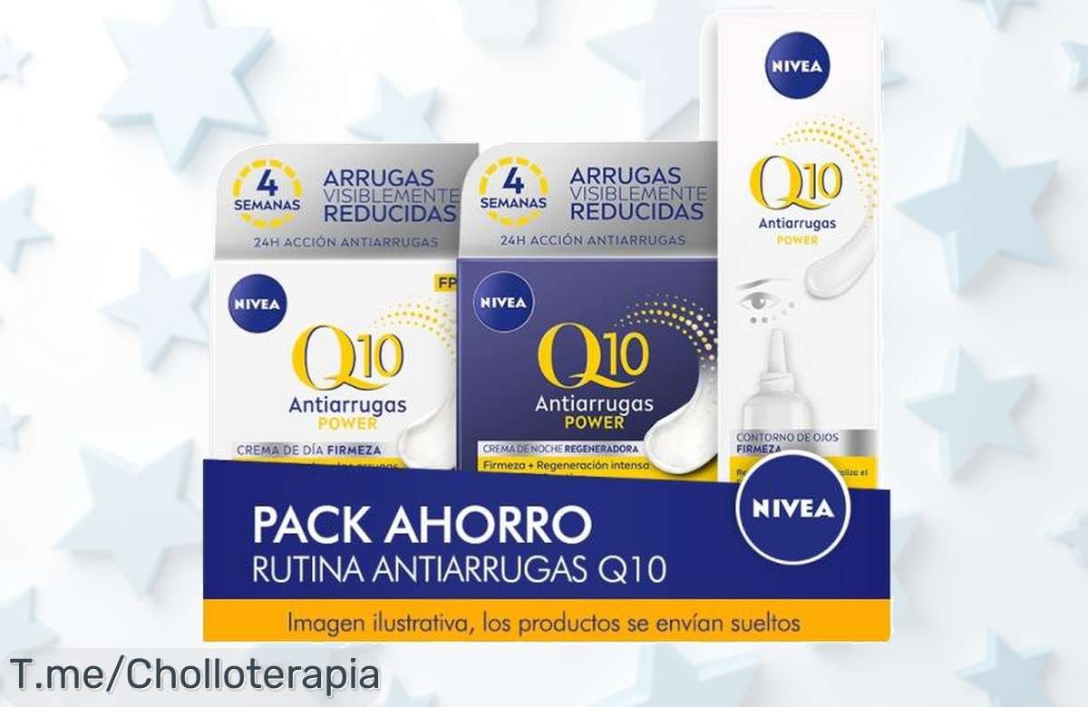 Descubre el ofertón del cuidado facial: NIVEA Q10 Antiarrugas Power en pack ahorro para lucir una piel radiante y libre de arrugas. ¡Compra ya antes que se acabe!