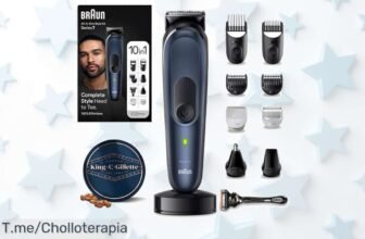 Descubre el ofertón en recortadoras: Braun Series 7 MGK7410 con 100 minutos de potencia y bálsamo Gillette, ¡aprovéchalo ya antes de que se agote!