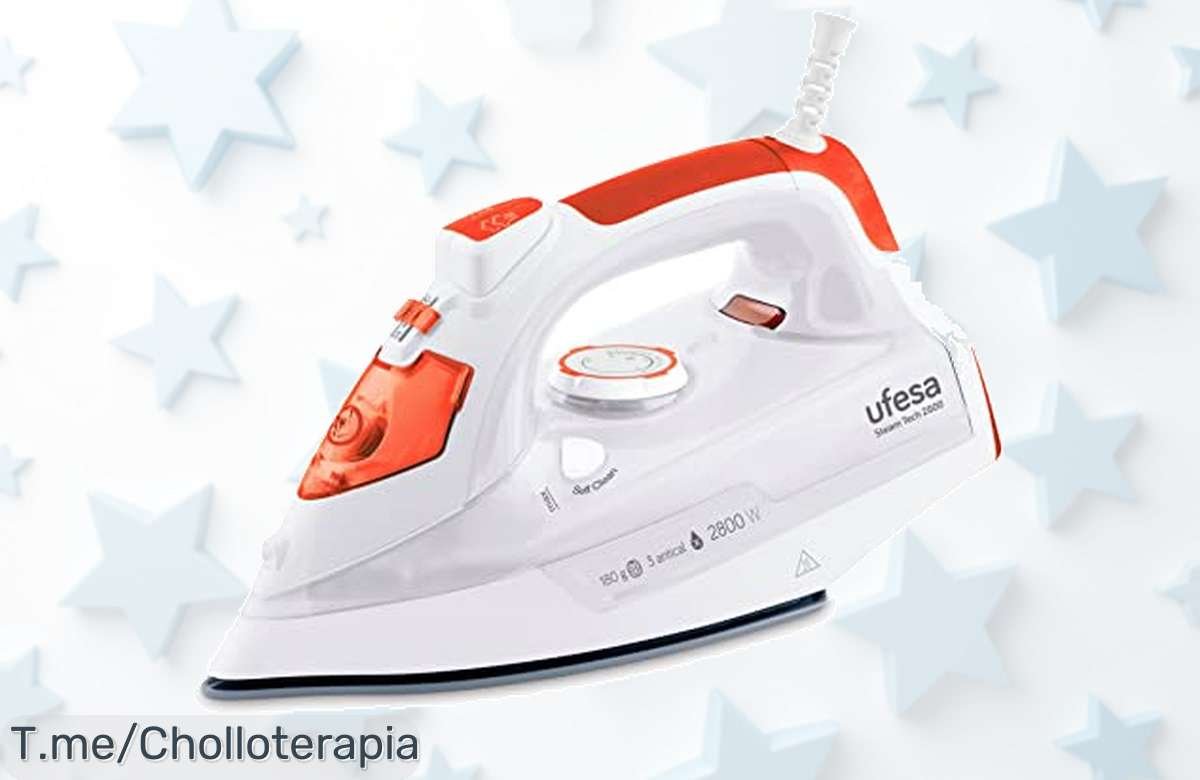 Descubre el ofertón que hará brillar tu colada: Plancha Vapor UaFesa de 2800W, planchado express sin esfuerzo. ¡Compra ahora y aprovecha este precio loco antes de que se agote!
