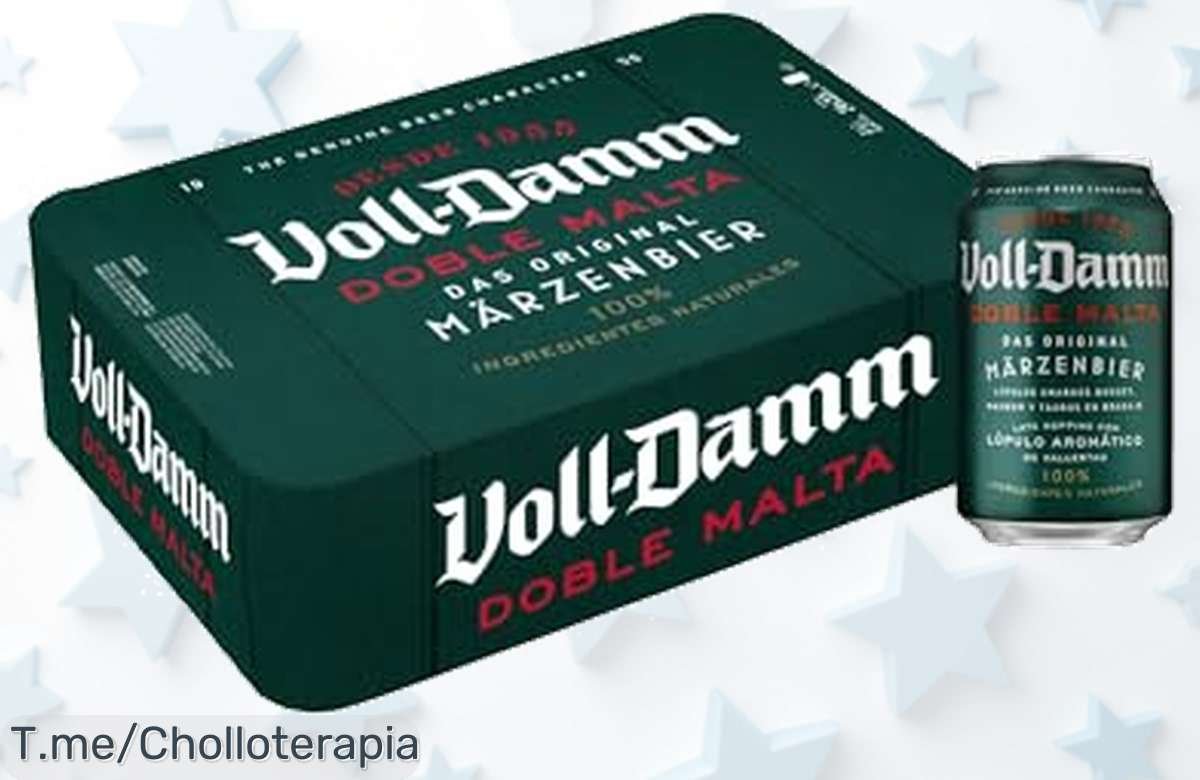 Descubre el sabor único de VollDamm: ¡24 cervezas dobles a un precio loco! Siente la frescura y ahorra con este ofertón limitado. ¡Compra ya y brinda por el buen gusto!