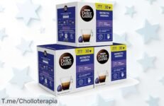 Descubre el sabor único del NESCAFÉ Dolce Gusto Ristretto Ardenza: ¡90 cápsulas intensamente deliciosas a un precio loco! Conviértete en el rey del café, actúa ya antes de que se agote