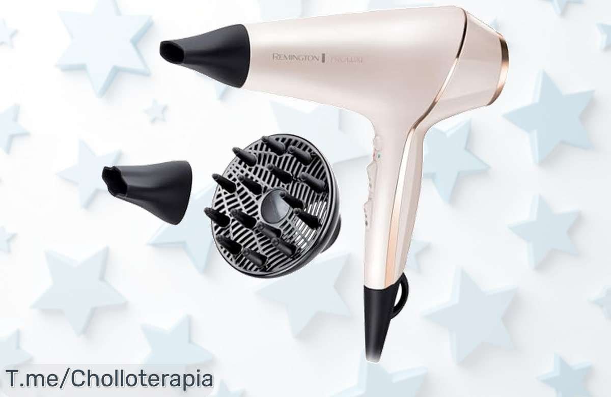 Descubre el secador Remington PROluxe: Secado ultrarrápido y brillo espectacular a un precio loco. ¡No dejes pasar este ofertón, queda poco disponible!