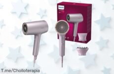 Descubre el secador de pelo Serie 7000 a un precio loco: hidrata y protege tu cabello con tecnología ThermoShield ¡No te quedes sin él, oferta limitada!