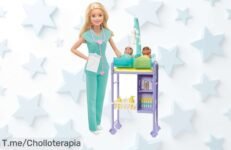 Descubre el super chollo: Barbie pediatra cuida bebés con un montón de accesorios, ¡haz feliz a tu niña hoy mismo! No te pierdas esta oferta limitada, compra ya y transforma sus juegos