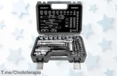 Descubre el super chollo: HASKYY Juego de Llaves de Vaso, 52 piezas con dientes reales y adaptadores versátiles ¡No te quedes sin este ofertón, compra ahora antes que se agoten!