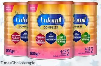 Descubre el super chollo: Pack x3 Enfamil Complete 2 de 800 gr, pura nutrición para tu bebé ¡Aprovecha este ofertón antes que se agote y mejora su futuro!