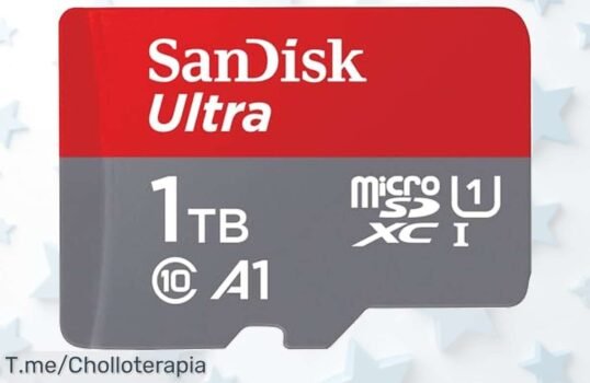 Descubre el super chollo: SanDisk 1TB Ultra microSDXC con transferencias a 150 MB-s ¡Guarda tus recuerdos y optimiza tu smartphone! Oferta limitada, compra ya antes que se acabe