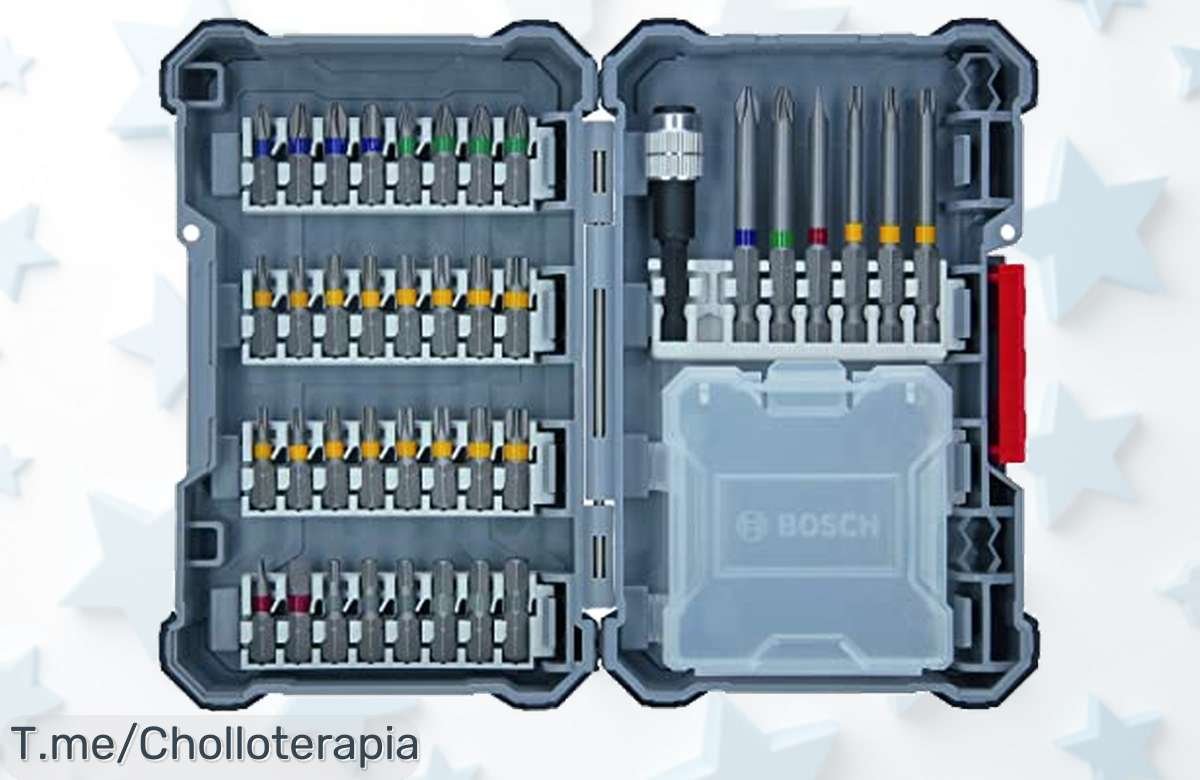 Descubre el super chollo de 40 puntas de atornillar ultra resistentes que puedes personalizar y transforma tu trabajo en un placer. ¡Compra ahora antes de que se agote!