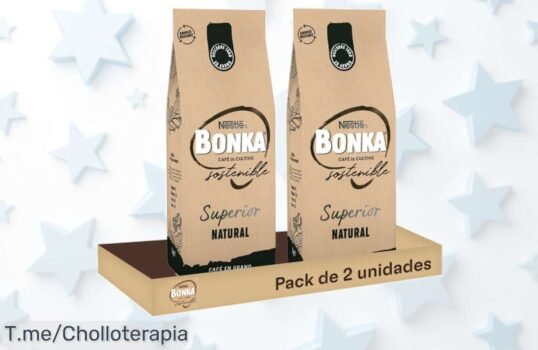 Descubre el super chollo de Bonka Café: 2 paquetes de 1kg con sabor natural que transformarán tu espresso en un placer único ¡Aprovecha esta oferta antes que se agote!