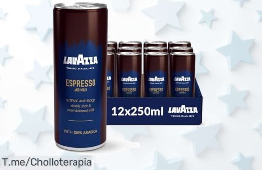 Descubre el super chollo de Lavazza Café Frío: sabor intenso con leche, 100% Arábica ¡Aprovecha este ofertón único y date un gusto antes que se acabe!