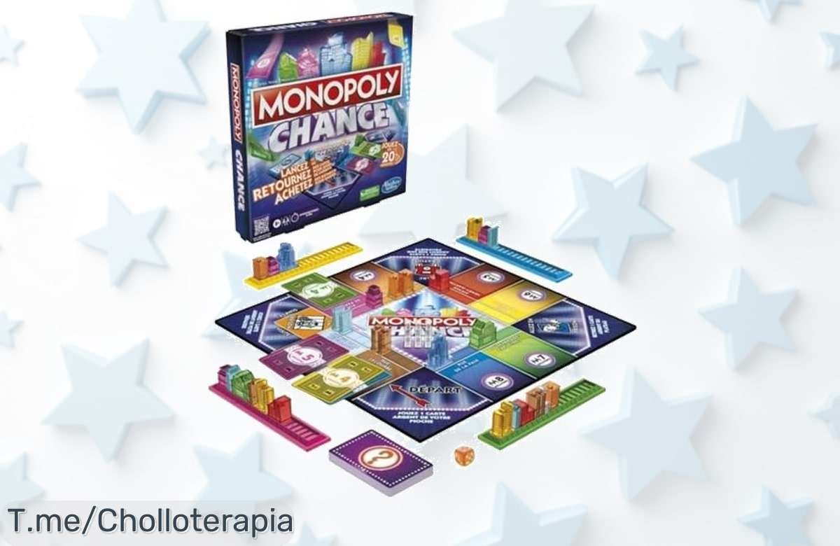 Descubre el super chollo de Monopoly Chance: diversión familiar en 20 minutos, un precio loco que no podrás dejar pasar. ¡Compra ya antes de que se agote esta oferta única!