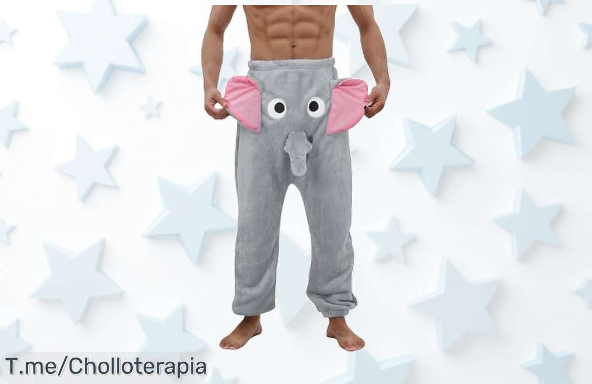 Descubre el super chollo de Pantalones de Elefante para Hombres, diseño único y divertido que jamás te habías imaginado, ¡aprovecha este descuentazo antes que se acabe!