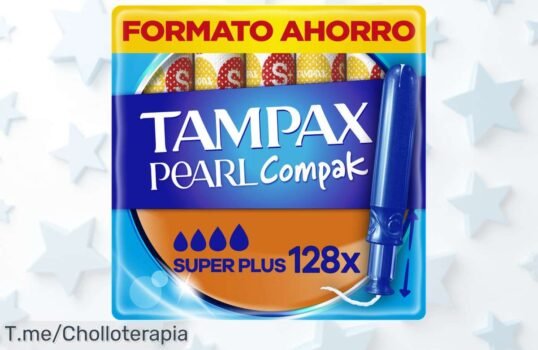 Descubre el super chollo de Tampax Compak Pearl Super Plus: protección discreta y segura en tu periodo, ¡no te pierdas este ofertón, actúa rápido antes que se agote!