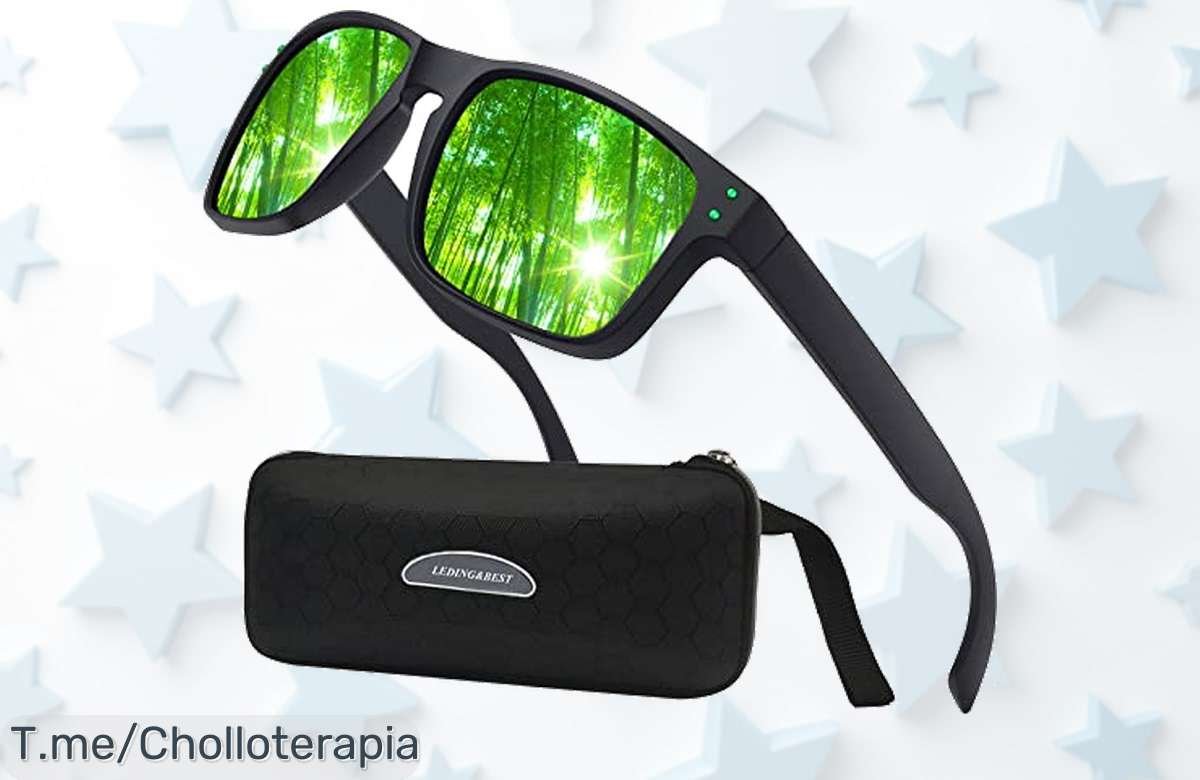 Descubre el super chollo de gafas de sol polarizadas LEDING&BEST: doble protección UV y deslumbramiento sin gastar, compra dos pares antes que se agoten.