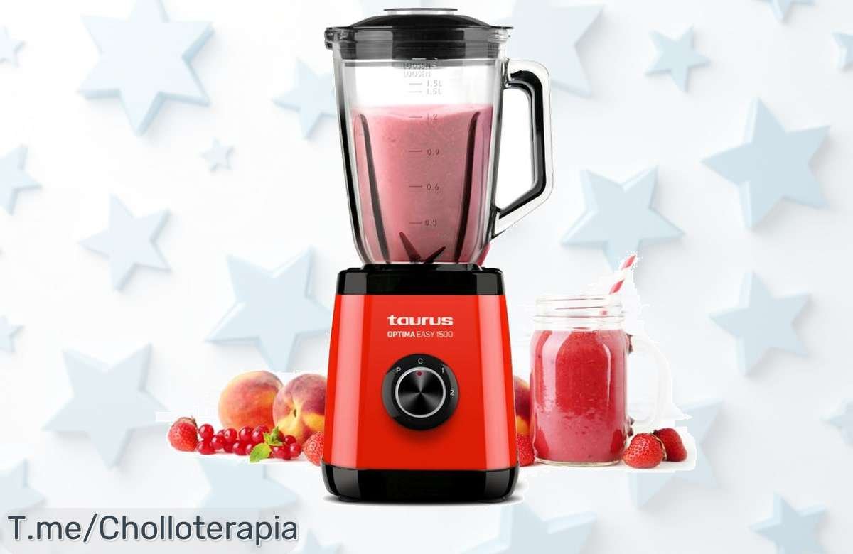 Descubre el super chollo de la Batidora Taurus Optima Easy 1500 y prepara batidos irresistibles con su potente motor, ¡compra ya antes de que se agote este ofertón!