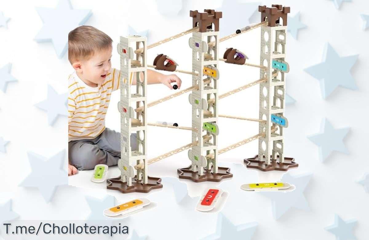 Descubre el super chollo de la pista de canicas musicales Burgkidz: diversión y aprendizaje para los peques a un precio loco. ¡Aprovecha esta oferta única antes que se acabe!