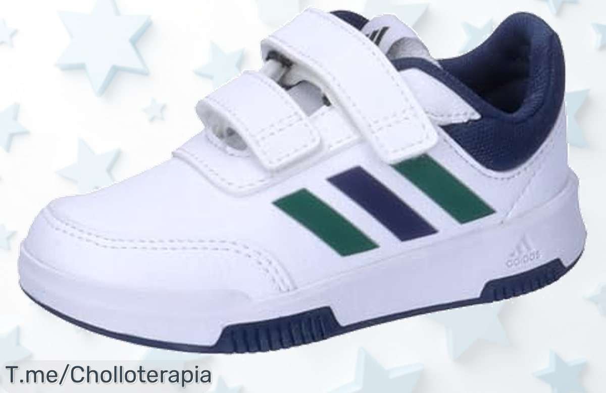 Descubre el super chollo de las zapatillas adidas Tensaur para bebés con cierre autoadherente, diseño encantador y suela que cuida tus superficies. ¡No te lo pierdas!