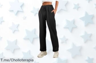 Descubre el super chollo de pantalones chandal mujer pierna ancha con un descuentazo increíble, perfectos para ti ¡Compra ya antes de que se agoten!