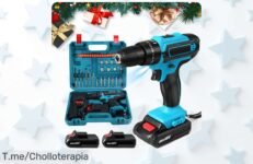 Descubre el super chollo del 28V Cordless Impact Drill: un taladro inalámbrico que sorprende con su batería de litio ¡Aprovecha este ofertón antes de que se agoten!