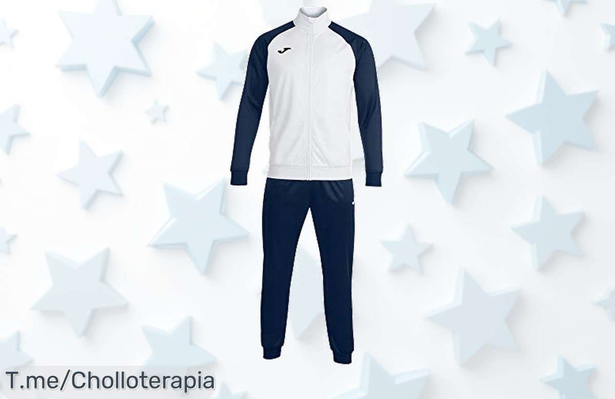 ¡Descubre el super chollo del Joma Chándal Academy IV que hará brillar tu estilo en cada entrenamiento! Ajuste perfecto y diseño moderno, ¡compra ahora antes de que se agote!