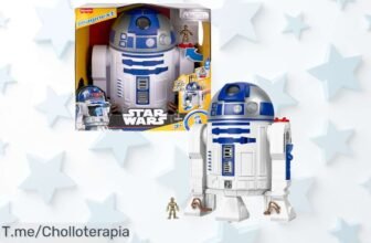 Descubre el super chollo del R2D2 de FisherPrice: luces y sonidos que harán vibrar a tus pequeños Jedi ¡No te quedes sin él, oferta limitada!