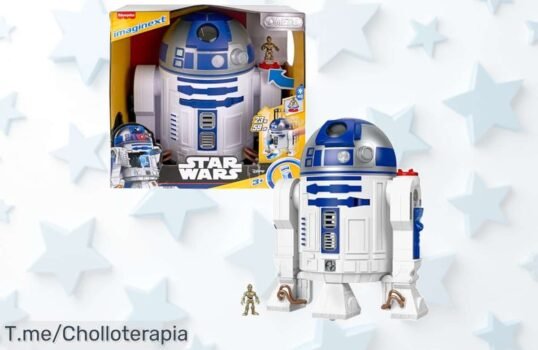 Descubre el super chollo del R2D2 de FisherPrice: luces y sonidos que harán vibrar a tus pequeños Jedi ¡No te quedes sin él, oferta limitada!