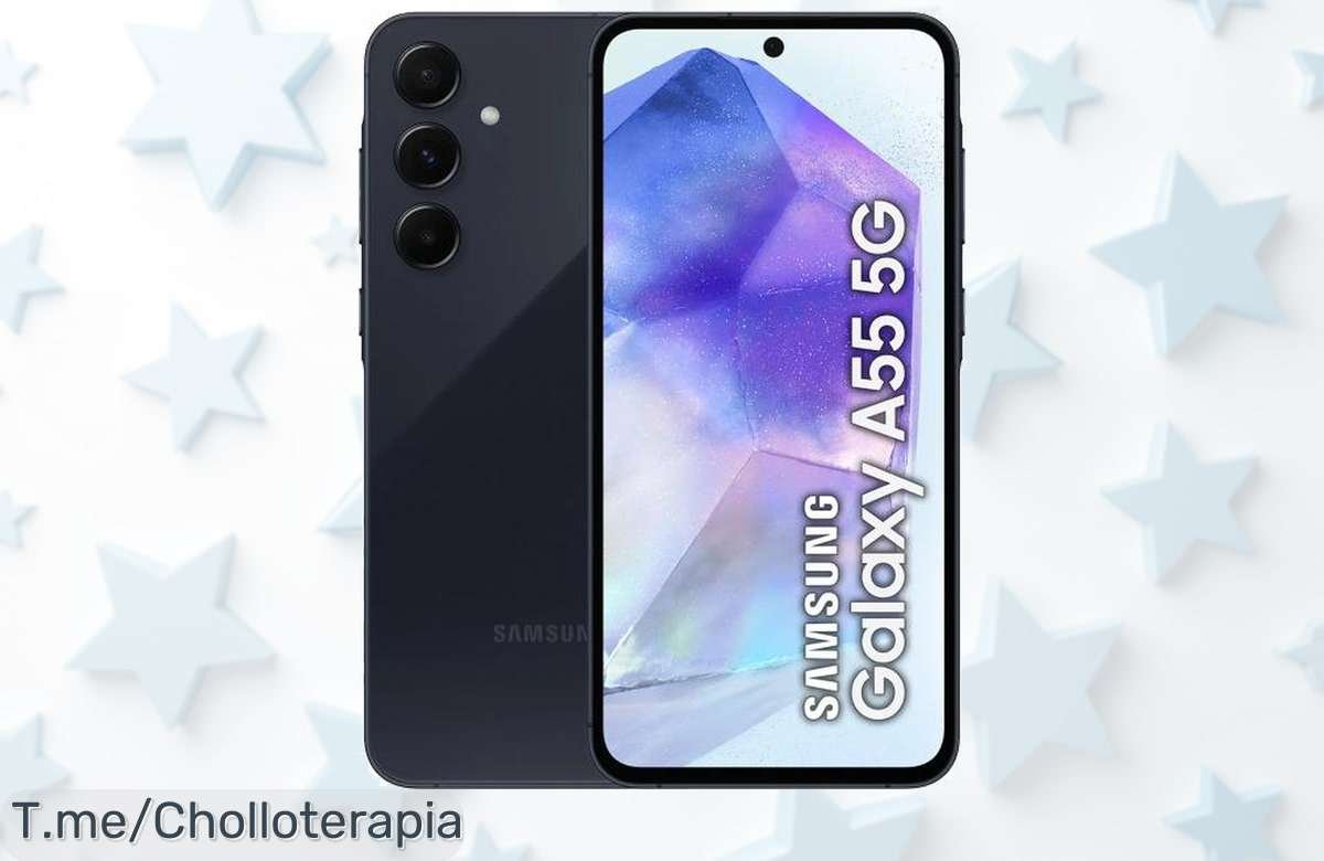 Descubre el súper chollo del Samsung Galaxy A55 5G con pantalla Super AMOLED de 6,6 y vive tus series como nunca. ¡Compra ya antes que se agote esta oferta única!